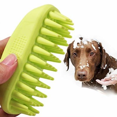 Multi-Functional Pet Shower Pet Shampoo Massage Brush Dog Grooming Brush Silicone Pet Brush