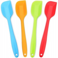 8.5 Inch Small Rubber Spatula Heat Resistant Non-Stick Flexible Scrapers Baking Mixing